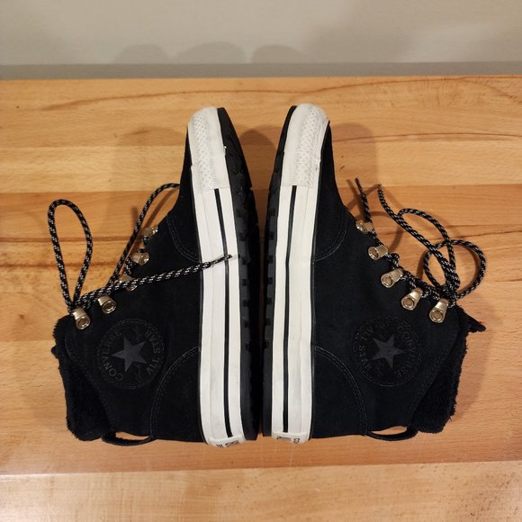 Converse Chuck Taylor All Stars Ember Boot Hi Top Shoe Faux Fur Lining Womens 7 - Picture 6 of 10